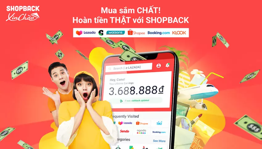 ShopBack - App kiếm tiền online uy tín