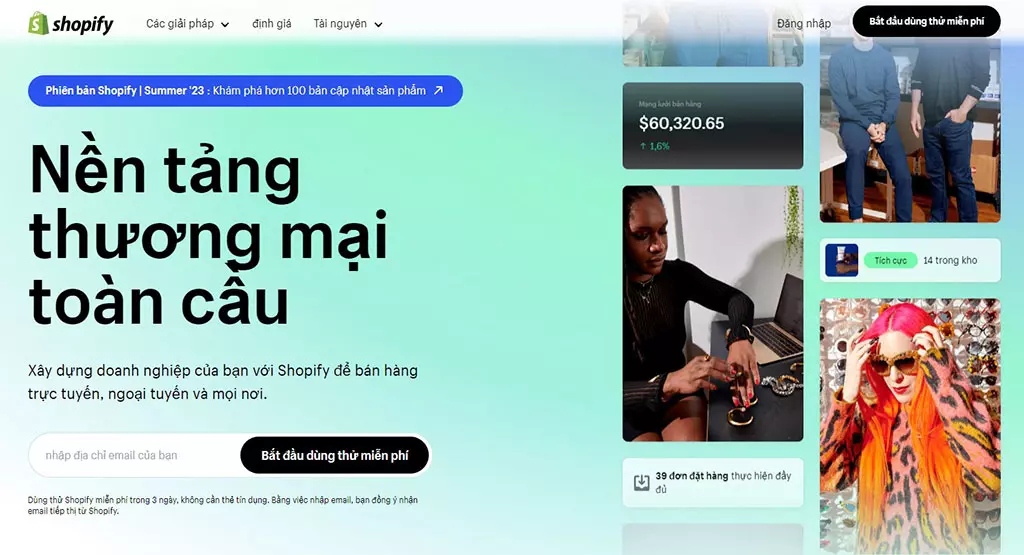 Shopify Việt Nam - Vì sao nên chọn Shopify để bán hàng trực tuyến