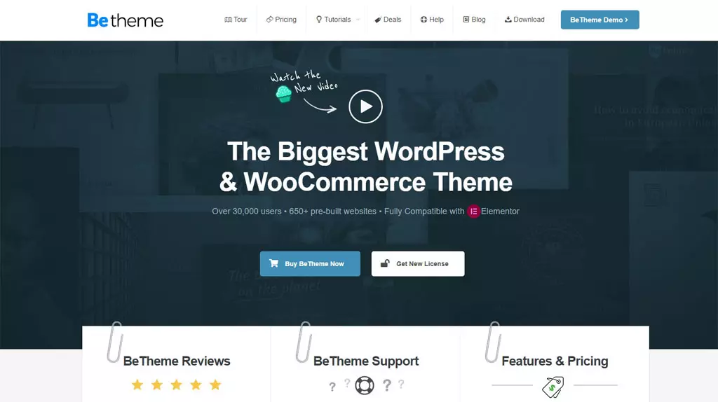 Betheme: Chủ đề WordPress & WooC Commerce đa năng
